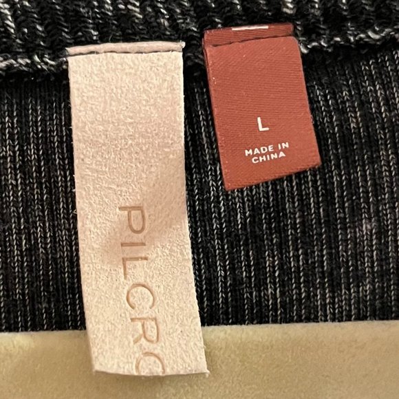 Pilcro Cropped Ribbed Vintage Wash Button Down - Picture 5 of 6